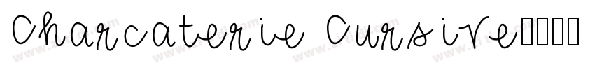 Charcaterie Cursive字体转换